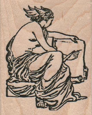 Angel Writing On Scroll 2 1/4 x 2 3/4-0