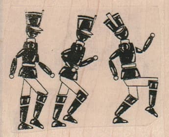 Wooden Soldiers Marching 2 1/2 x 2-0