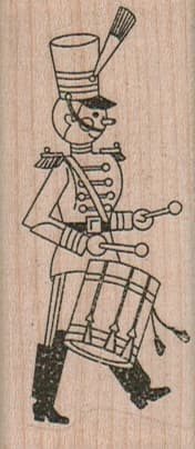 Toy Soldier/Drum 1 1/4 x 2 3/4-0