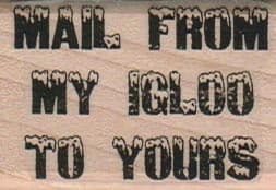 Mail From My Igloo 1 1/4 x 1 3/4-0
