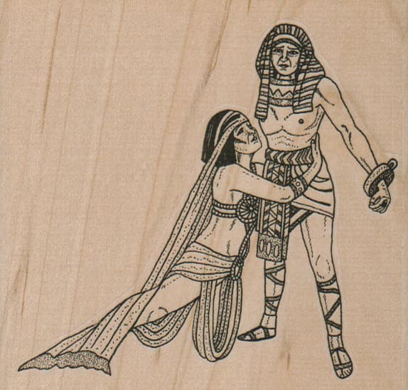 Egyptian Couple 4 x 3 3/4-0