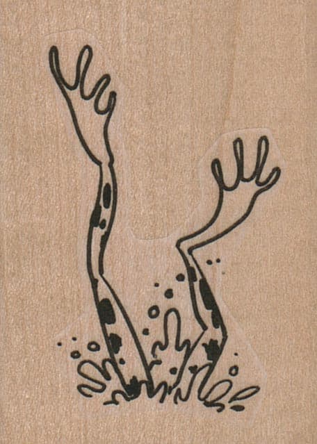 Frog Legs In Water 1 3/4 x 2 1/4-0
