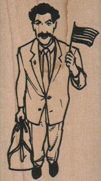 Man With Flag 1 1/2 x 2 1/2-0