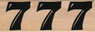 Triple 7s 1 1/4 x 3 1/4-0