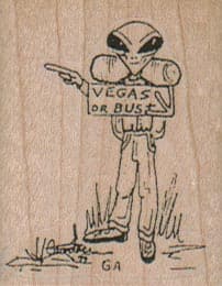 Vegas Or Bust Alien 1 1/2 x 1 3/4-0