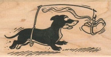 Wiener Dog With Wiener 2 x 3 1/2-0