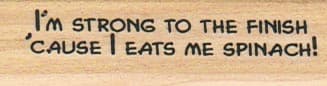 I'm Strong To The Finish 3/4 x 2 1/4-0