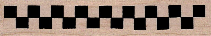 Checkerboard Border 1 1/4 x 6-0