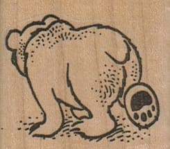 Bear Walking Away 1 3/4 x 1 1/2-0