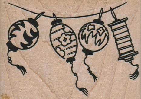 Four Lanterns 3 1/4 x 2 1/4-0