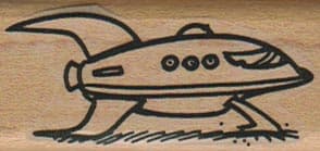 Rocket Ship Parked 1 x 2-0