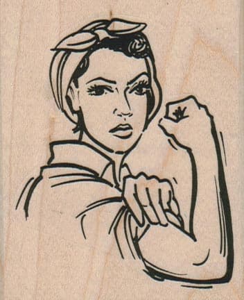 We Can Do It! Lady 2 1/2 x 2 3/4-0