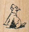 Tiny Dog Looking Up 3/4 x 3/4-0