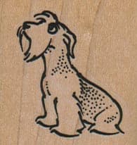 Sad Dog Looking Up 1 1/2 x 1 1/2-0