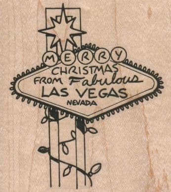 Merry Christmas LV Sign 2 3/4 x 3 1/4-0