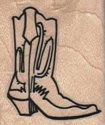 Cactus Cowboy Boot 1 1/2 x 1 3/4-0