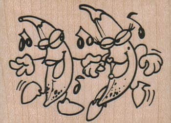 Dancing Bananas 2 1/2 x 1 3/4-0