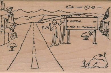 Alien Post Card 3 3/4 x 5 1/2-0