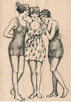 Vintage Swimsuit Trio 2 1/2 x 3 1/2-0