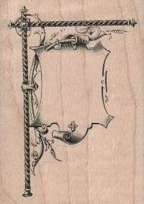 Fancy Sign 2 1/4 x 3-0