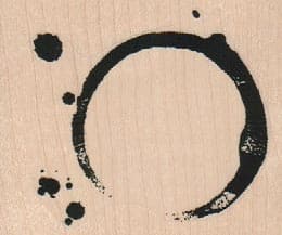 Coffee Ring Stain 2 3/4 x 2 1/4-0