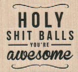 Holy Shit Balls 1 3/4 x 1 1/2-0