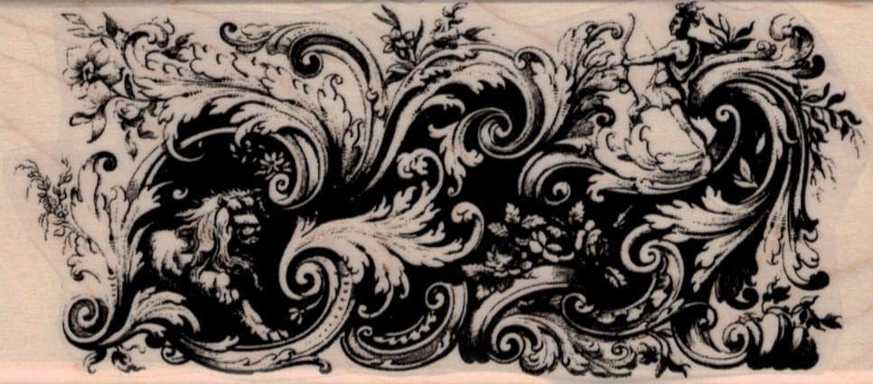 Victorian Flourish 2 1/4 x 5-0