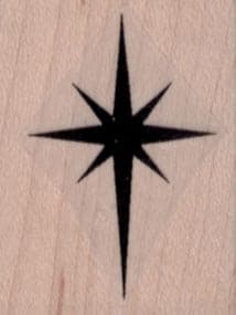 North Star Symbol 1 1/4 x 1 1/2-0
