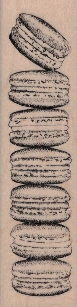 Stack of Macarons 1 1/2 x 5 1/2-0