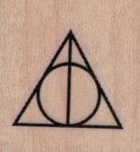 Deathly Hallows Symbol 1 1/4 x 1 1/4-0