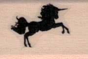 Tiny Unicorn Silhouette 3/4 x 1-0