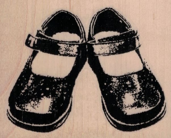 Mary Jane Shoes 3 1/4 x 2 1/2-0