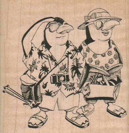 Penguin Tourists 3 X 3