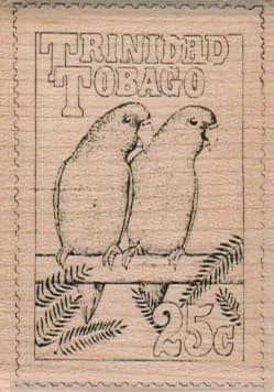 Trinidad Tobago Postage 2 1/2 X 1 3/4
