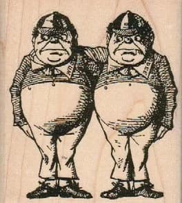 Tweedledum And Tweedledee 2 3/4 X 3