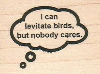 I Can Levitate Birds 1 3/4 X 2 1/4