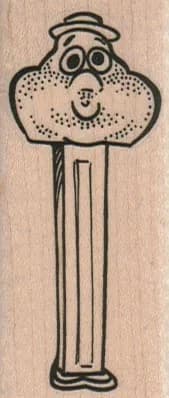 Bulgy Face Pez Dispenser 1 1/4 X 2 3/4