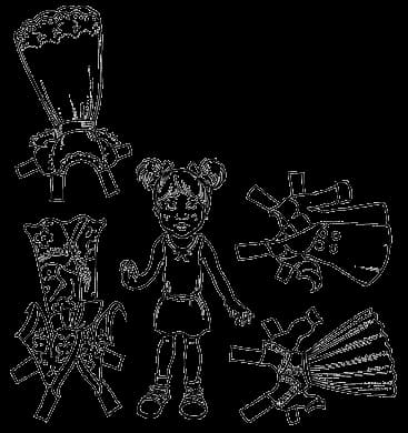 Girl Paper Doll Set (unmounted)