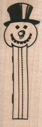 Snowman Pez Dispenser 1 X 2 3/4