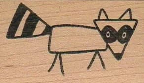 Stick Raccoon 1 1/4 X 2