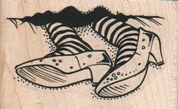Wicked Witch Feet Under House 2 1/2 X 1 1/2