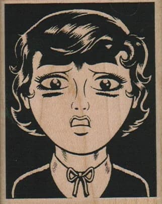 Silhouette Lady Head 2 1/4 X 2 3/4