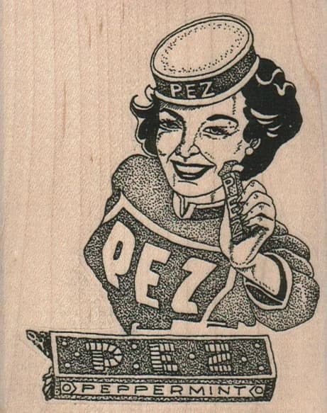 Usherette Pez Lady 3 1/4 X 4