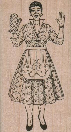 Housewife With Oven Mitt 2 X 3 1/2