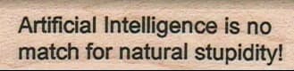 Artificial Intelligence 3/4 X 2 1/4