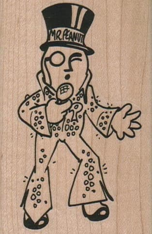 Mr. Elvis Peanut 2 1/4 X 3 1/4