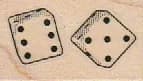 Two Dice 1 X 1 1/2