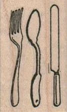 Fork, Spoon & Knife 1 X 1 1/2