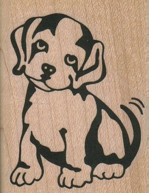 Beseeching Dog 1 3/4 X 2 1/4