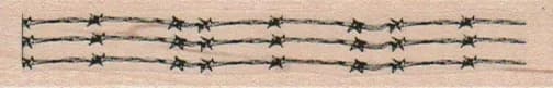 Barb Wire Fence 3/4 X 3 1/2